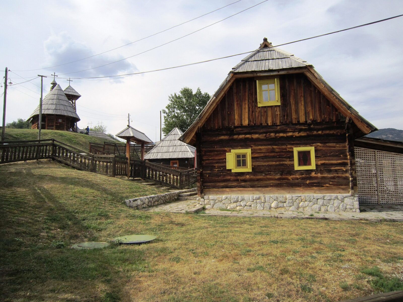 A general view of the Drvengrad village at Mećavnik