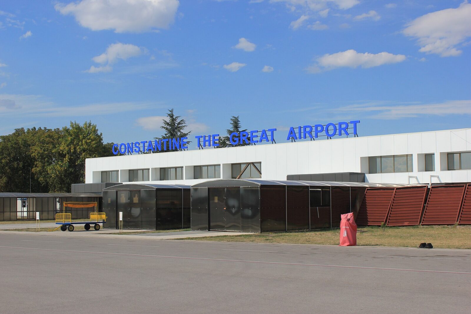 The terminal building of Nis Constantine the Great Airport