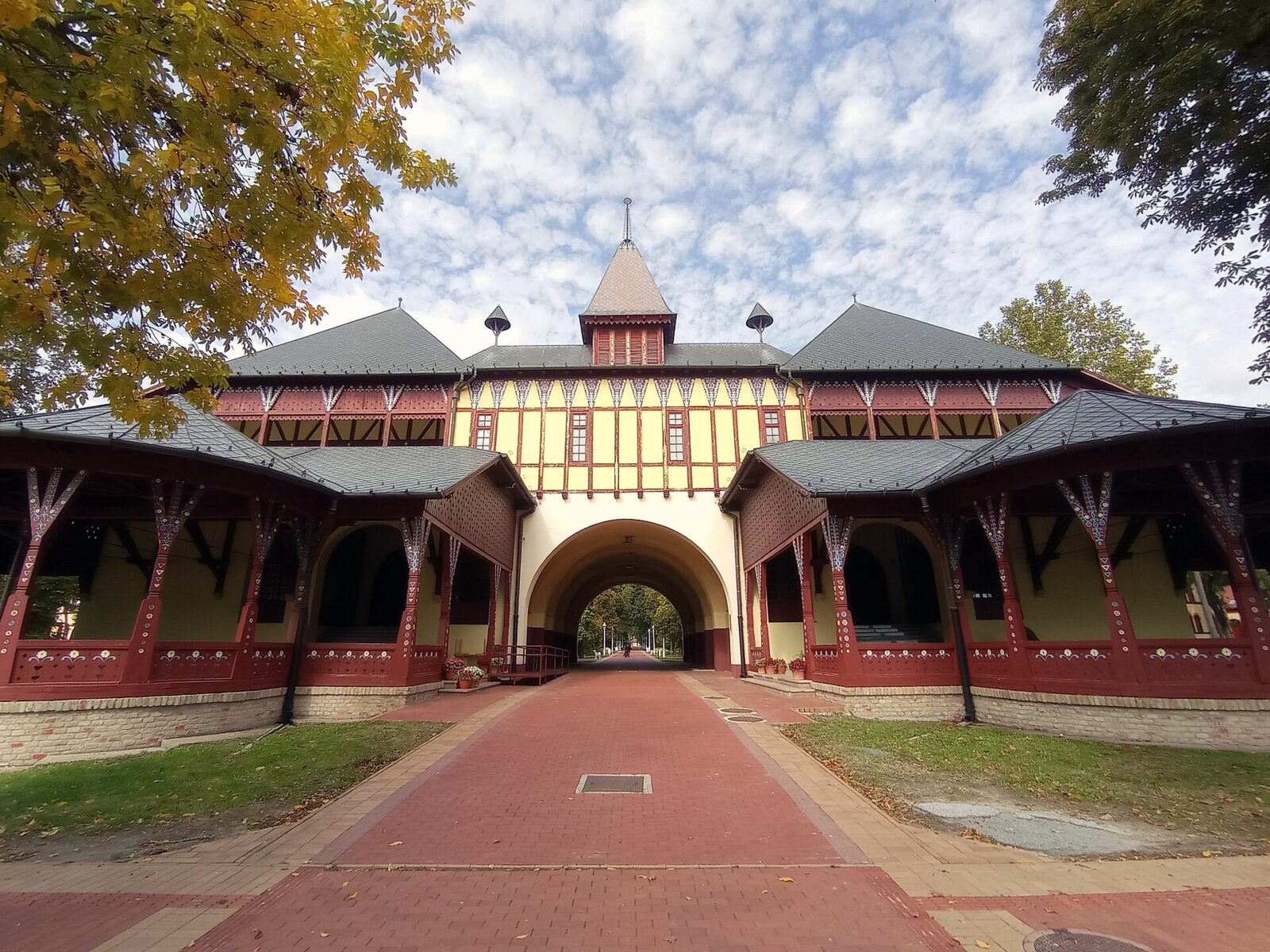The Grand Terrace at Palic, built in 1912 as the lakefront's largest pavilion