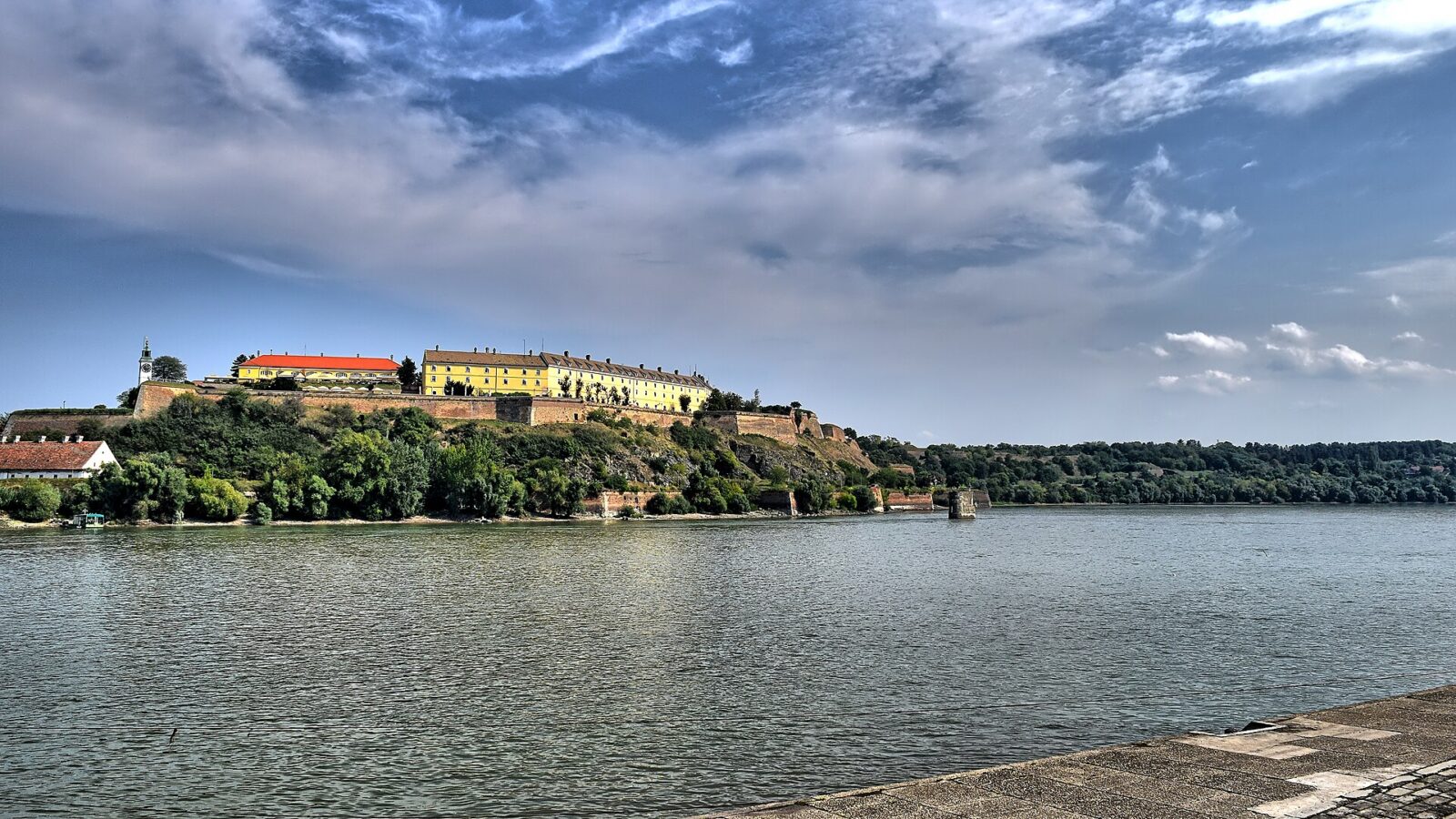 Petrovaradin Fortress on the Danube in Novi Sad