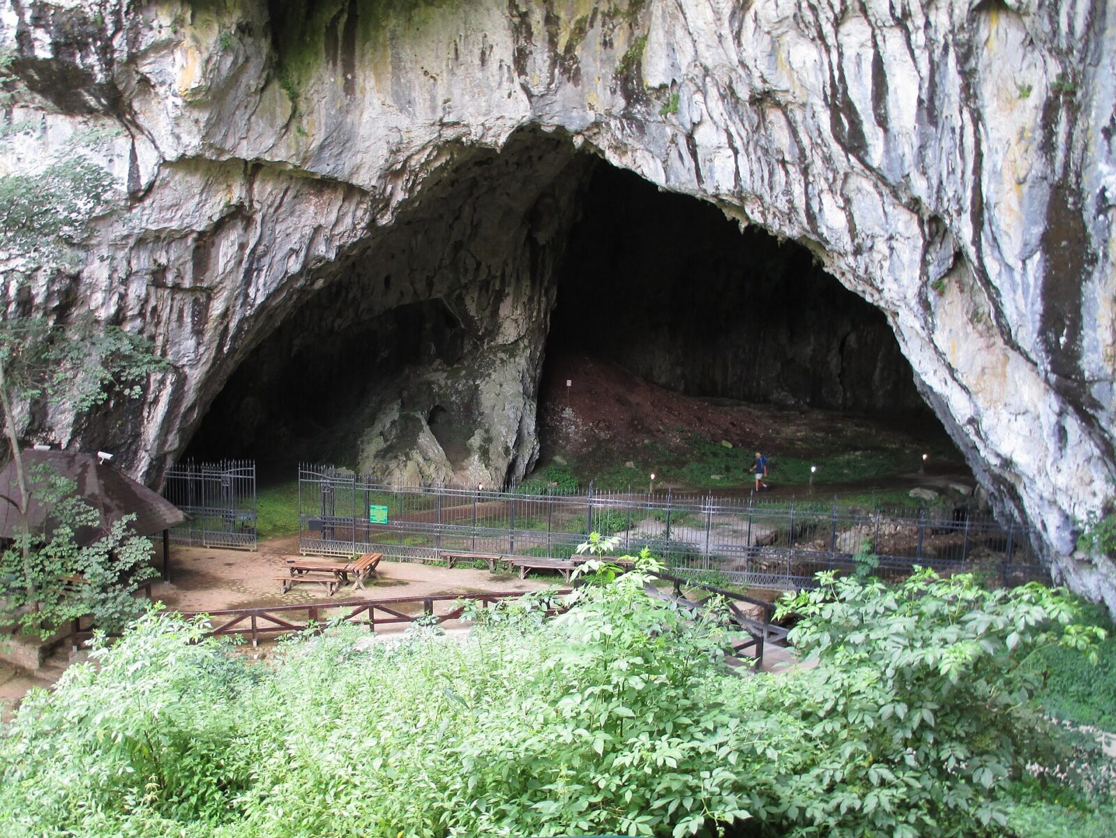 The large entrance chamber of Stopica cave near Zlatibor