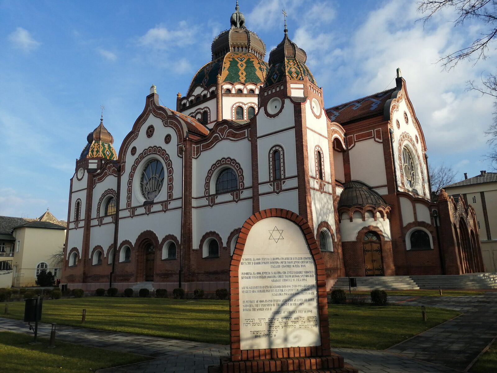 Subotica Synagogue on Trg Sinagoge, with its onion-domed towers