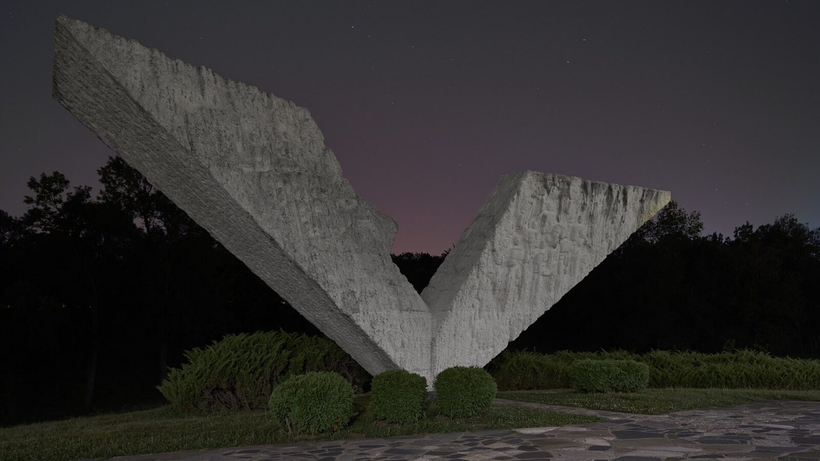 The Monument to Executed Students at Sumarice Memorial Park, commemorating child victims of the October 1941 executions