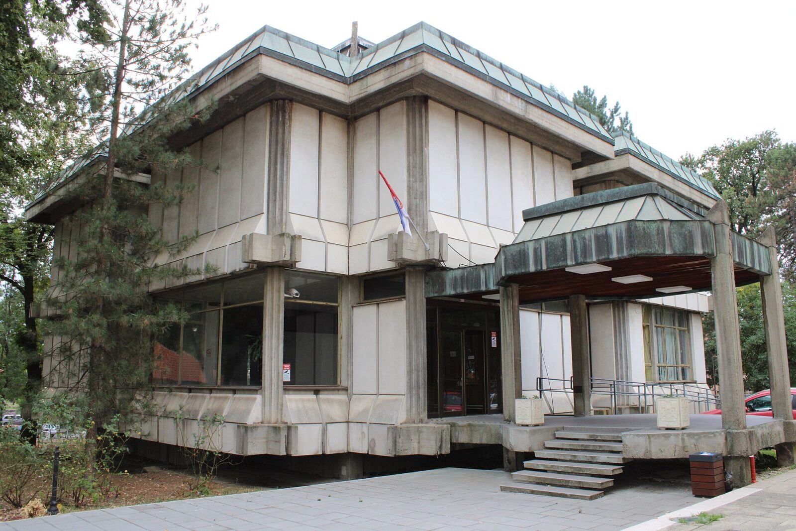 The Art Gallery building of the National Museum of Sumadija in Kragujevac