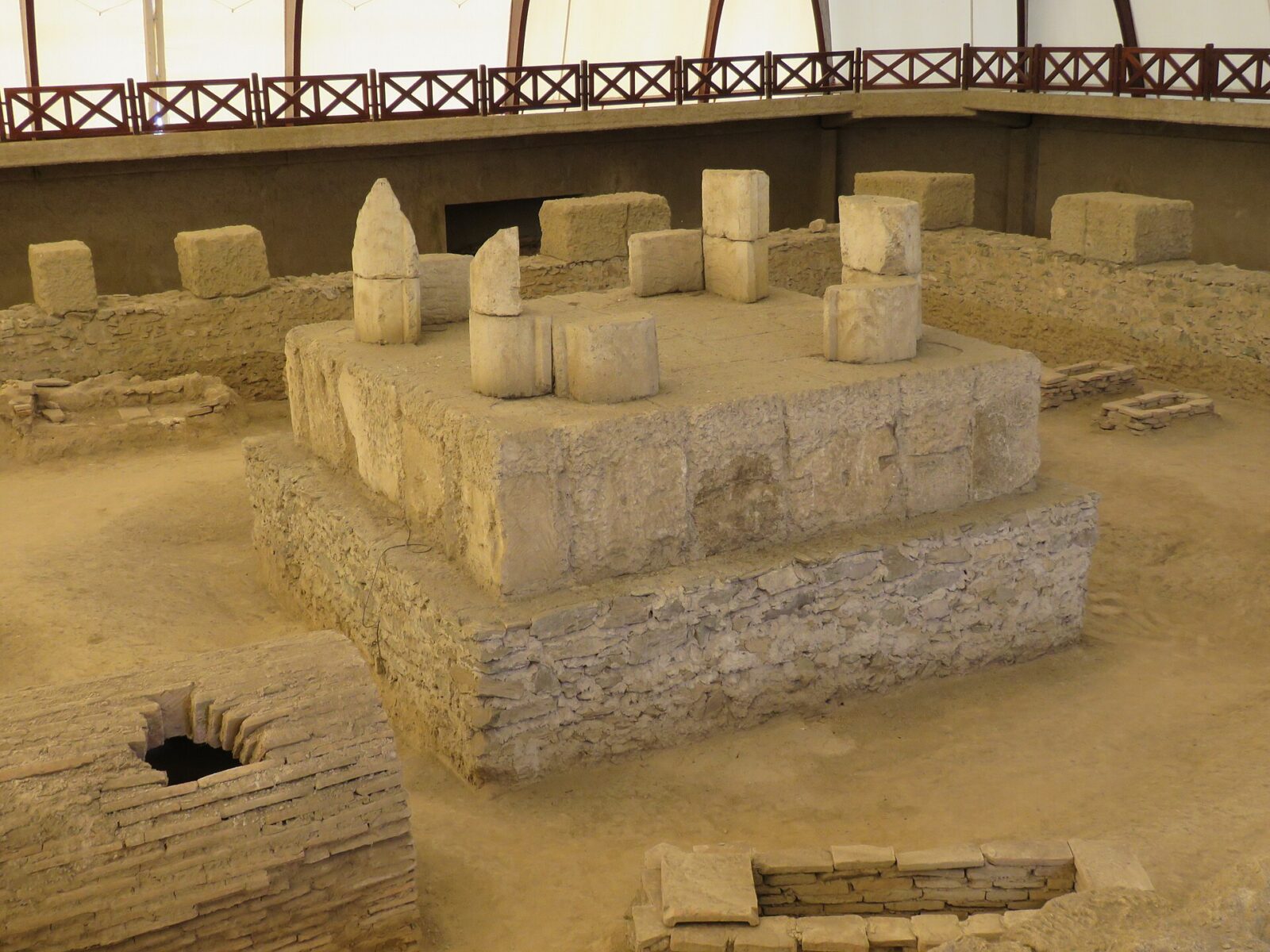 The remains of the Imperial Mausoleum at Viminacium