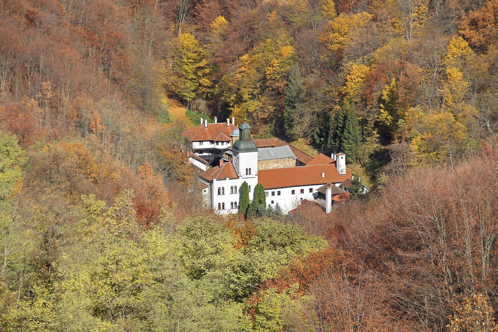 Vracevsnica monastery, where Prince Milos Obrenovic declared Kragujevac the capital of Serbia in 1818